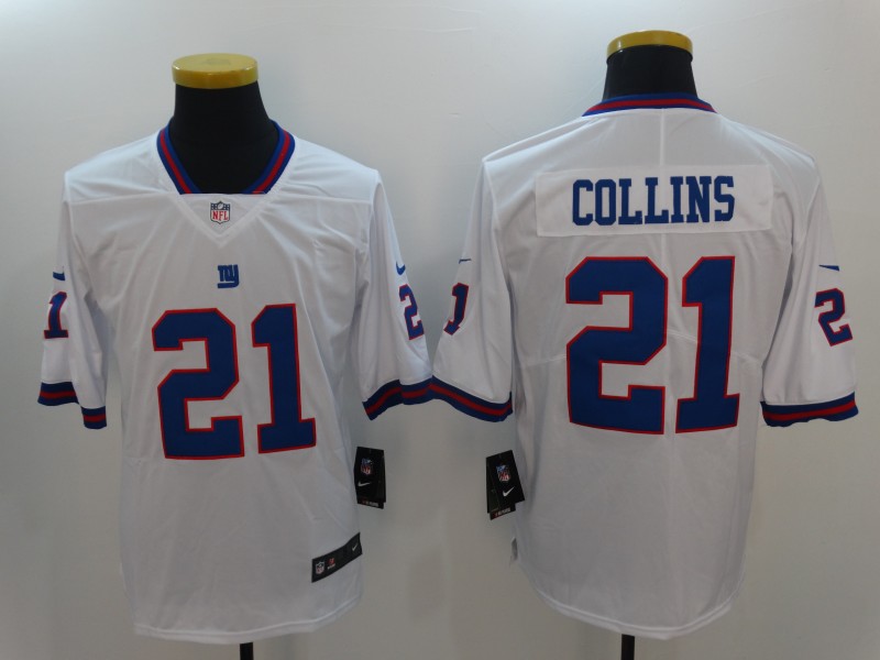 Men's New York Giants Landon Collins #21 White Jersey